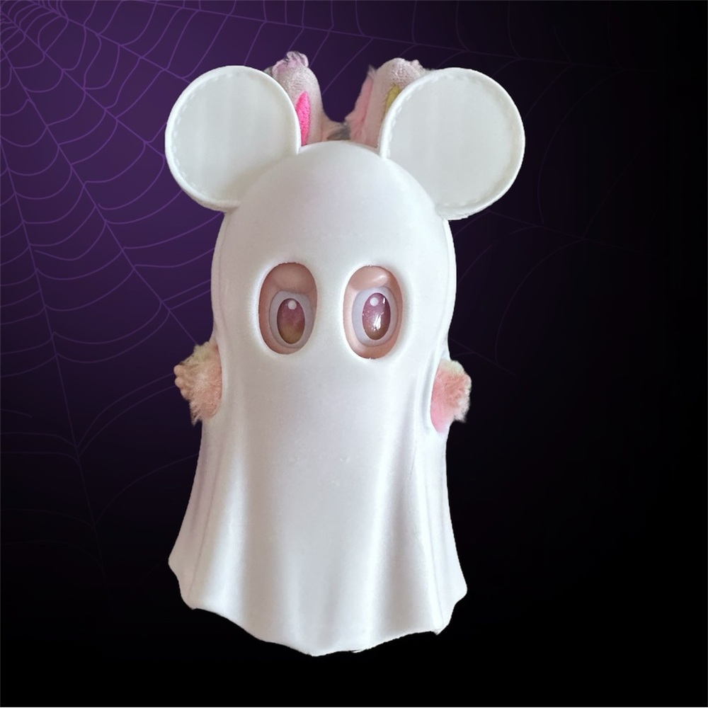 Labubu 3D printed Ghost Costume with Ears